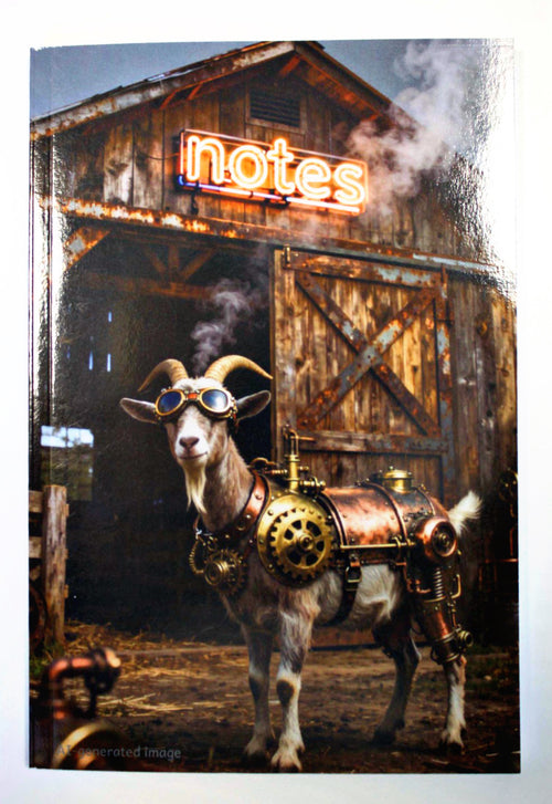 Steampunk Farm Notebook